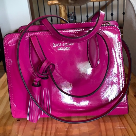 Kate Spade Stunning Shiny Handbag Clutch - Picture 6 of 16